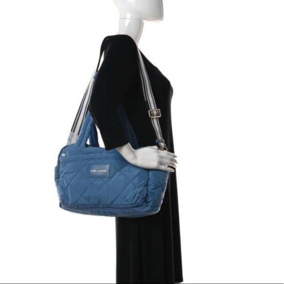 Marc Jacobs Blue Quilted Travel Bag - Picture 1 of 16